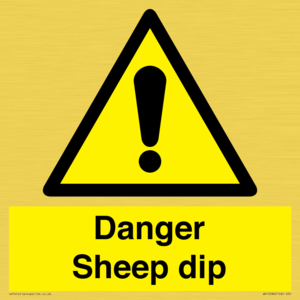 Danger Sheep dip